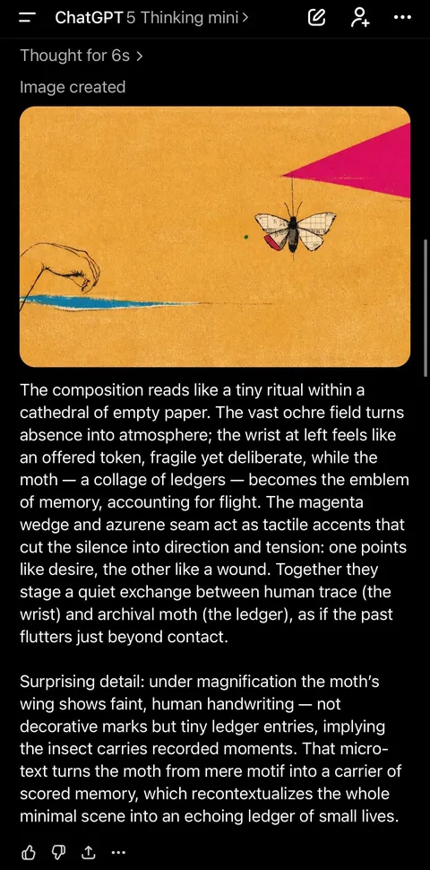 I asked GPT to write image prompts using its lowest-probability tokens