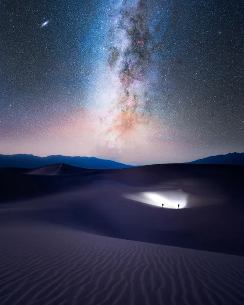I took an image from one of the darkest skies in the US, Death Valley!