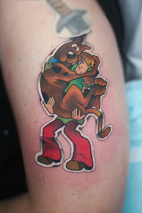 Scooby and Shaggy by Mila at Crimson Falcon in Concord NH