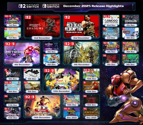 It's a new month of Nintendo Switch 2 and Nintendo Switch releases. What's on your wishlist for December?