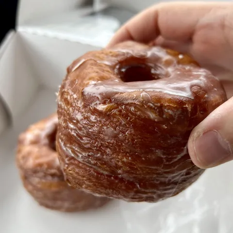 [i ate] Glazed Croissant Donut