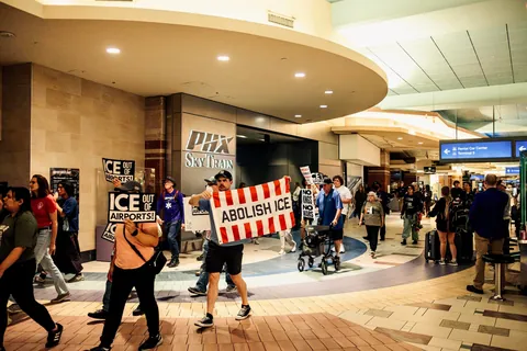 ICE Protests at Phoenix Sky Harbor Int’l Airport