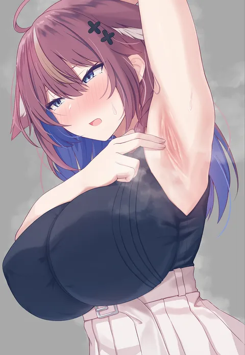 Steamy sleeveless armpussy