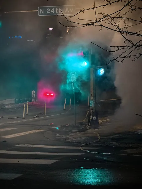 ICE Deploys Tear Gas And HC Smoke 1.14.16 [OC]