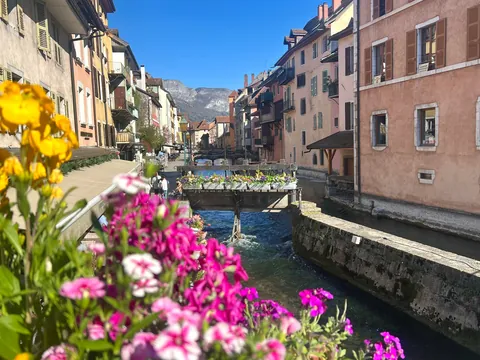 Springtime in Annecy, France.