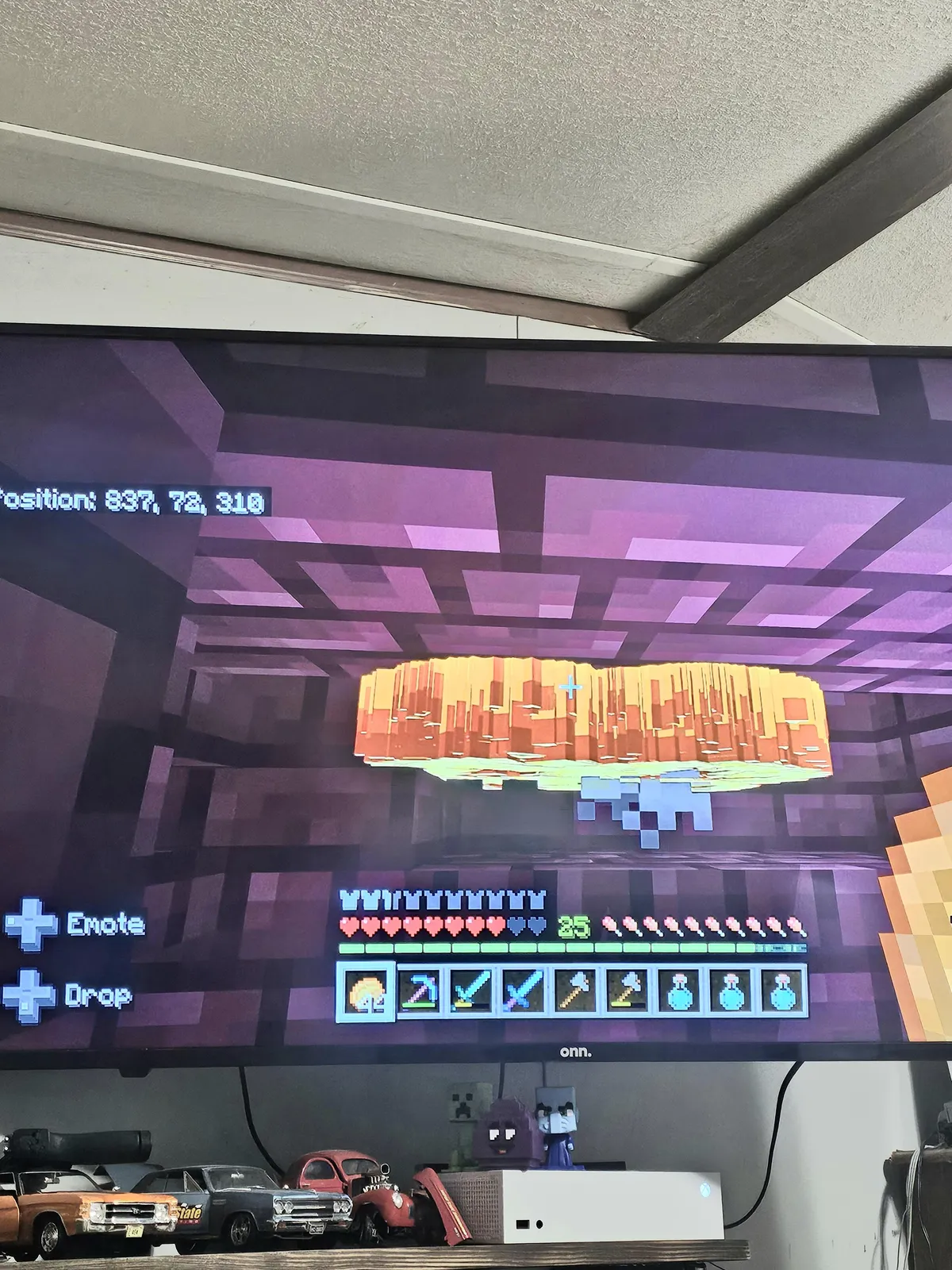 I left my console running while I went to work