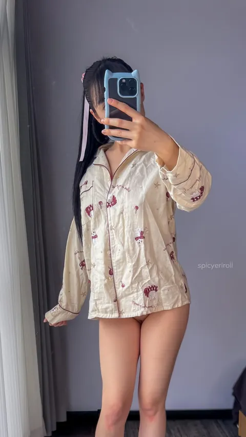 Swipe to reveal this tiny Japanese college slut