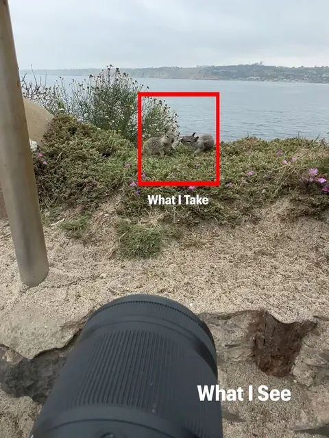 Photographer shows his POV vs the photos he takes.