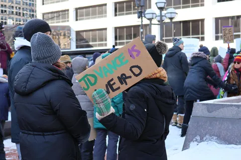 Minneapolis - Yesterday's Government Plaza Protest [OC]