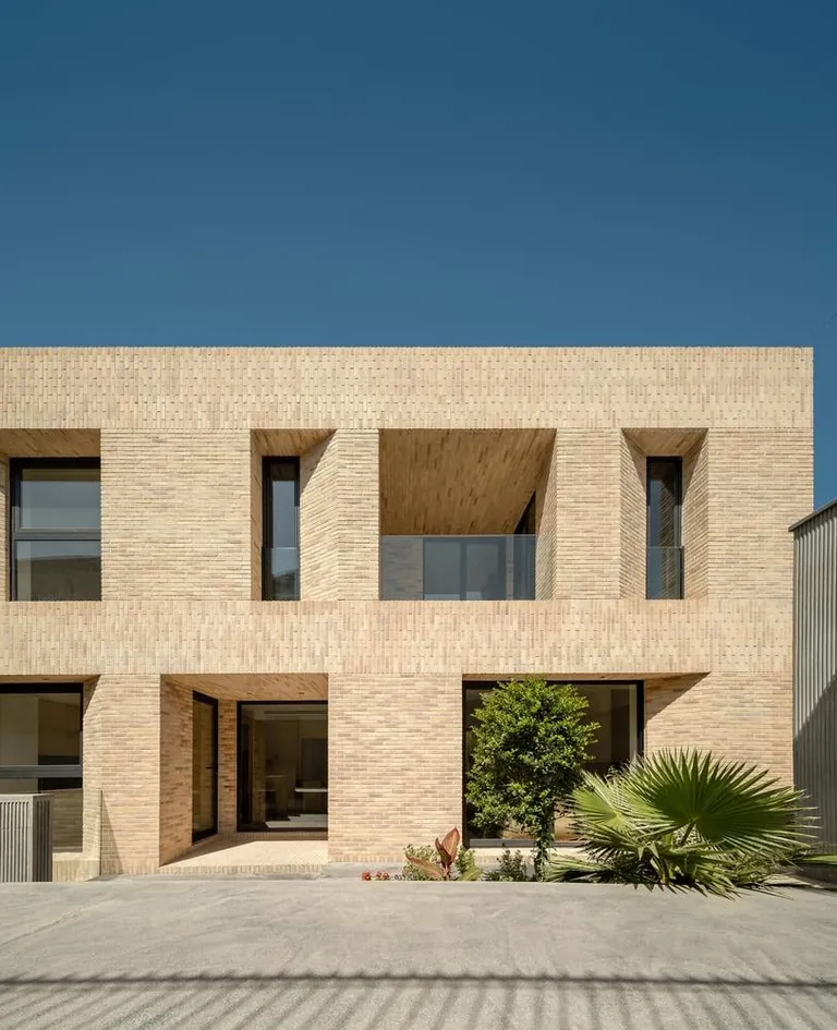Brick - two contemporary residential buildings in isfahan, iran. 