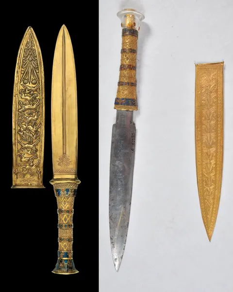 The dagger buried with Tutankhamun is not of this world... its blade is made from meteorite iron