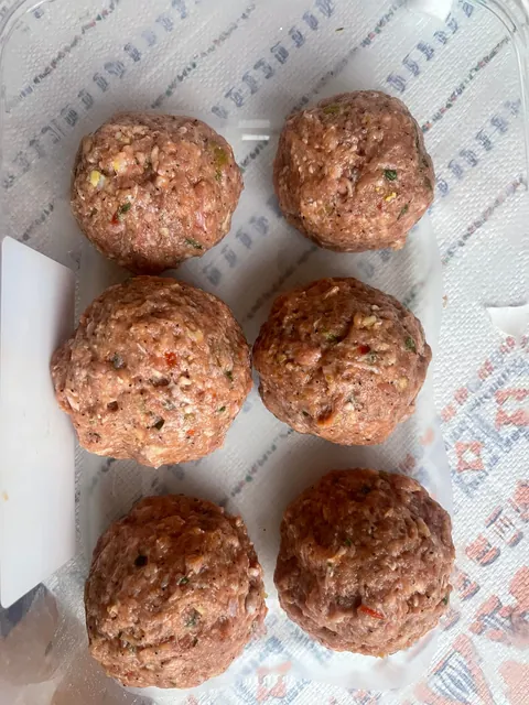 [homemade] pasta and meatballs with hard boiled eggs inside