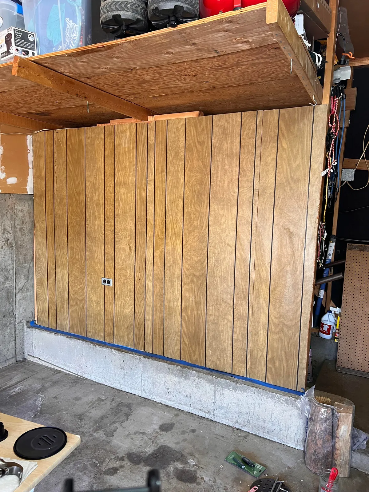 Surprised my husband with a little garage makeover