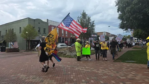 No Kings Event in Bentonville, Arkansas