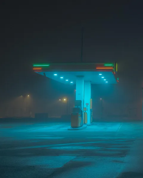 ITAP of a gas station