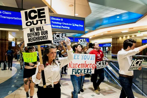 ICE Protests at Phoenix Sky Harbor Int’l Airport