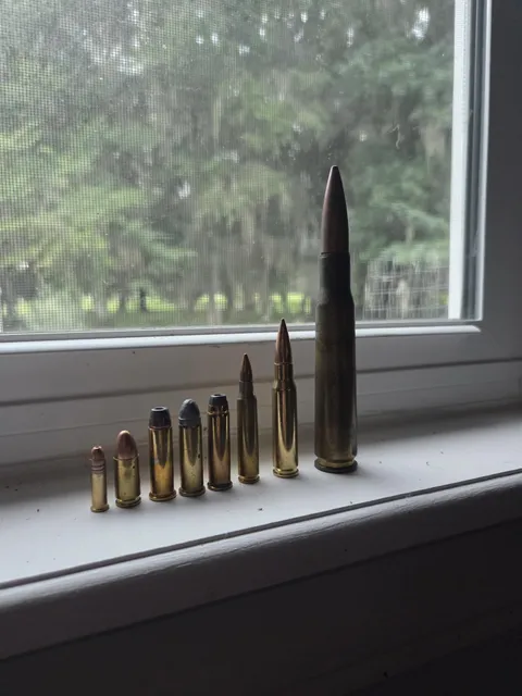 How big a 50 caliber round is