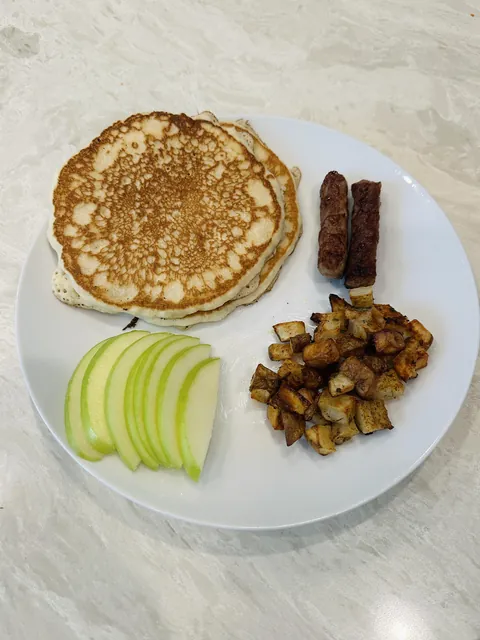 apparently the breakfast i made was “embarrassing”