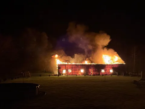 Lost my barn and everything in it this morning