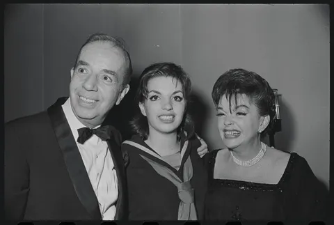 Vincente Minnelli and Judy Garland with their daughter Liza Minnelli, 1965