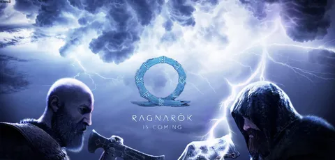 Made an epic poster for GOW Ragnarok , Hope you like it ♥