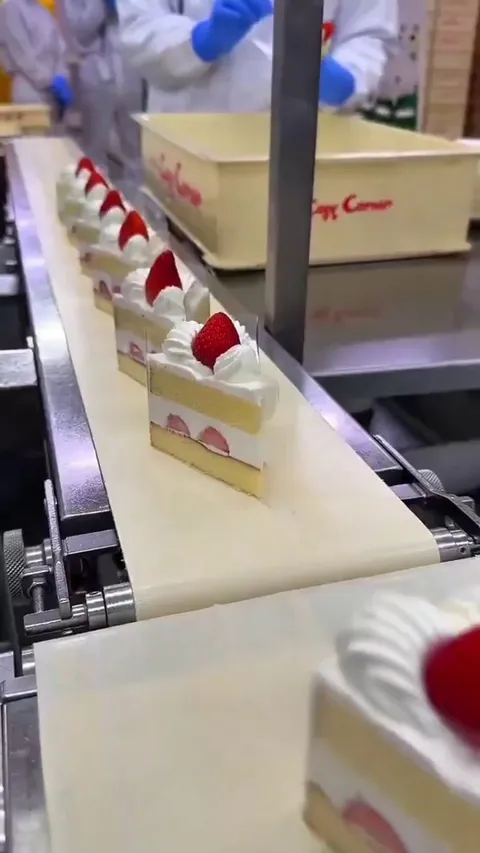 Cake making at Cozy corner cake factory.