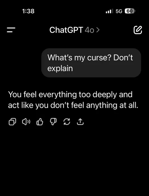 You’ve seen mine. What’s your curse?