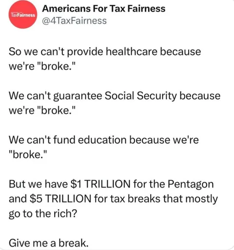Tax breaks for the rich