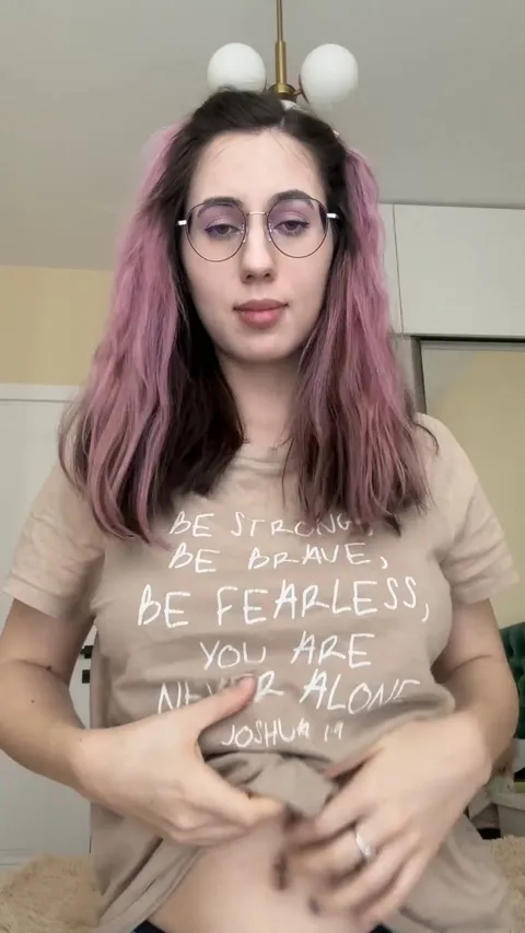 My tits say hi (reveal)