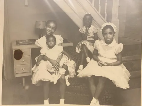 My mother and her cousins late 1950s