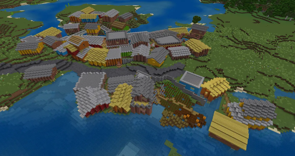 My first attempt at building a slum in Minecraft. How do I improve it?