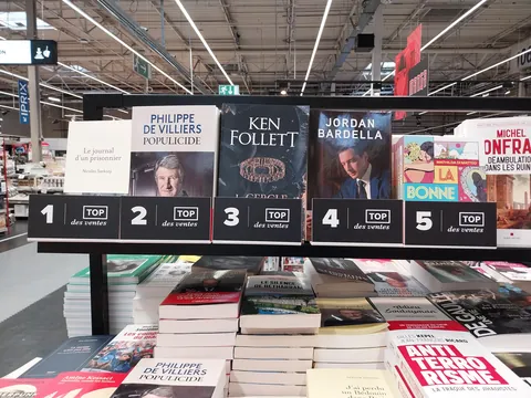 Le top 5 de la librairie du Carrefour