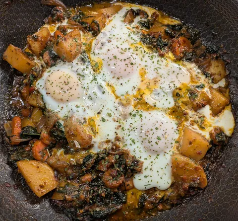 [Homemade] Hash and Eggs