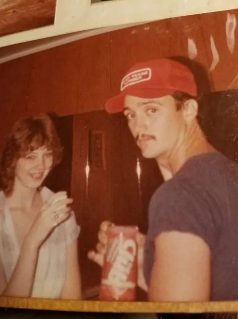Me and my girlfriend in 1983. We celebrated our 40th wedding anniversary this year.