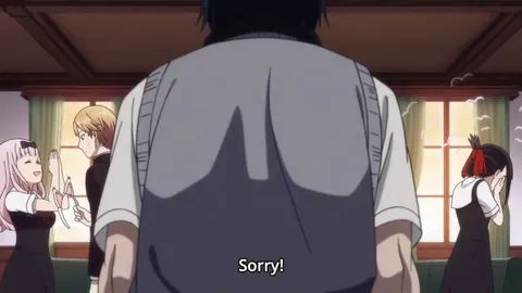 this scene cracks me up (Kaguya - Sama : love is war?)