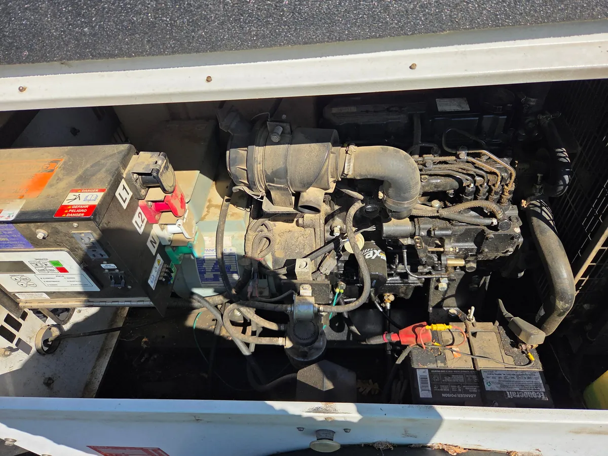 Cleaned a towable diesel generator at work.