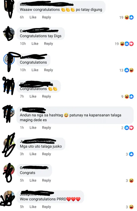 Congratulations pa nga daw. Grabe sobrang daling lokohin ng mga pinoy