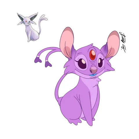 More Pokemon as Lilo and Stitch Experiments