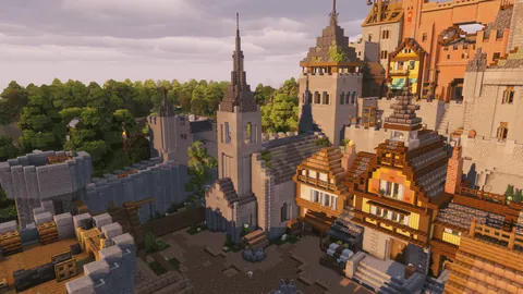 This castle took ~170 HOURS. Every room detailed!
