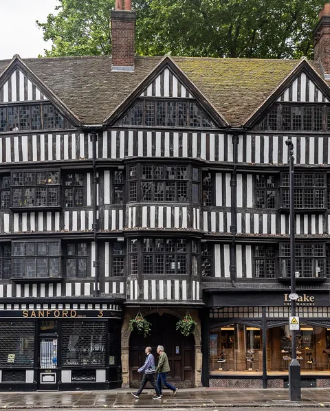 Staple Inn, a part-Tudor building that dates back to 1585, City of London, London, UK.