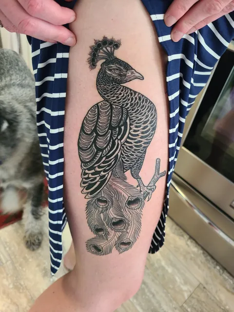 My wife got her first tattoo at 36! Artist Liam Emery, Castle of Color, Lex KY