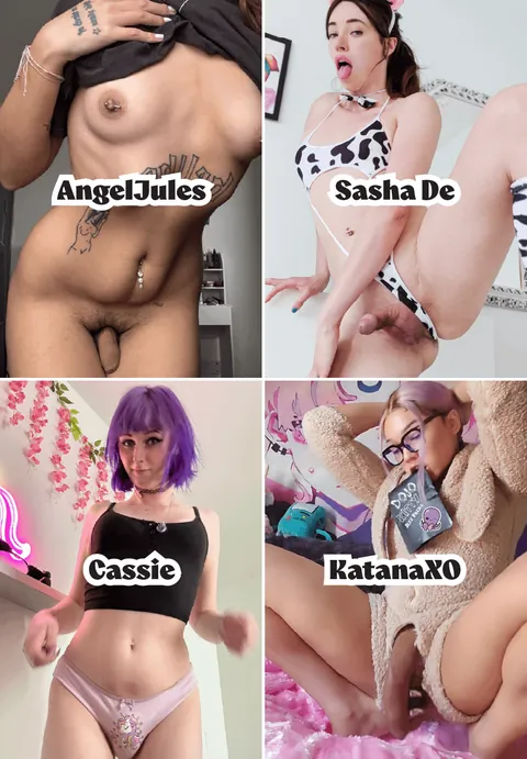 My personal GOATs for gooning… valid? 🏳️‍⚧️Trans babes🏳️‍⚧️