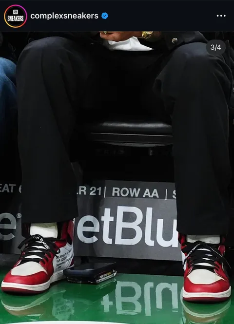 Curious as to how his Off White Chicago’s haven’t yellowed