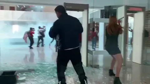 Sex Workers Union Unleashes Fury on Judicial Building in Mexico City After Cops Release Suspect in Trans Woman's Murder Attempt