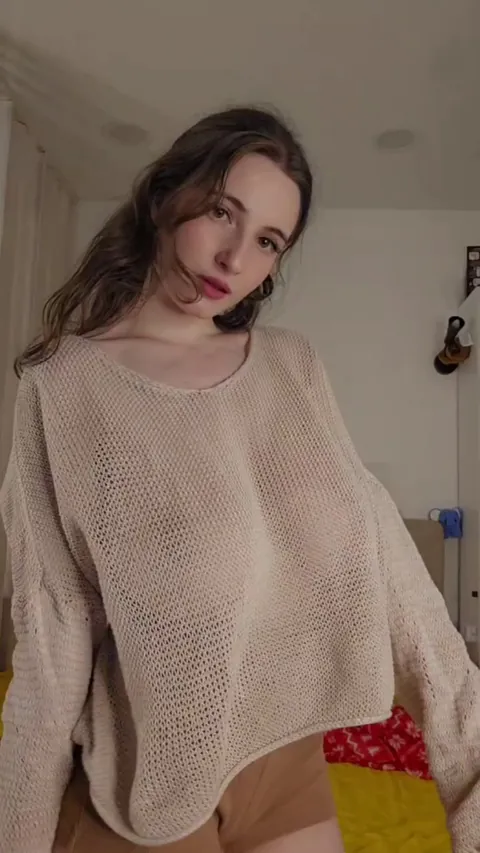 Massive tits slim chick