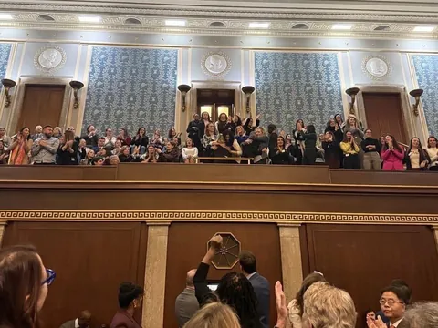 OC: Epstein survivors applaud House passage of Epstein Files Transparence Act