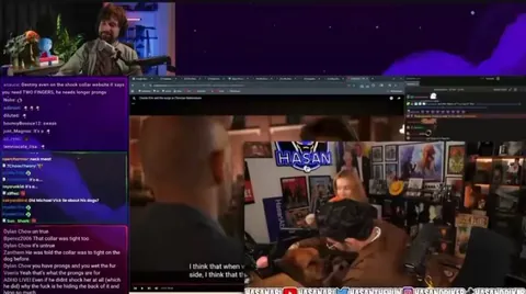 Destiny notices a potential sleight of hand by Hasan in CollarGate