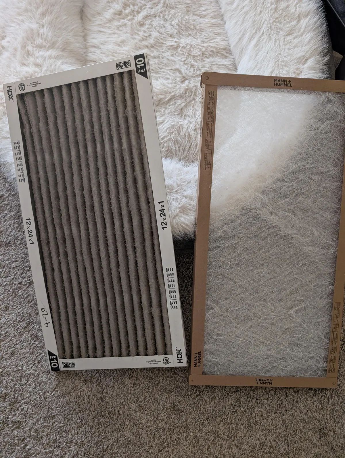 Maintenance just tried to replace our air filters