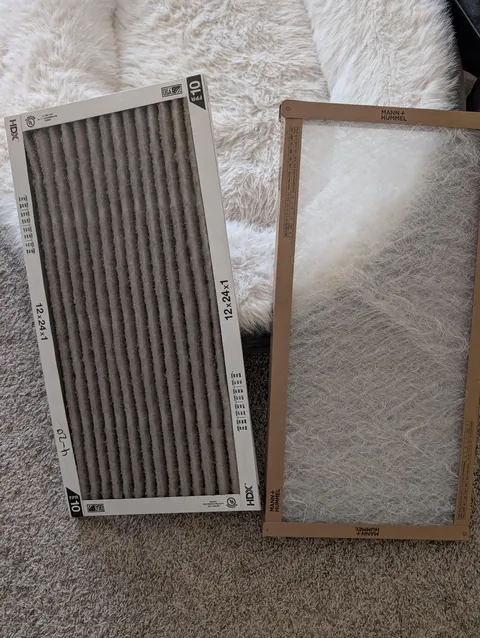Maintenance just tried to replace our air filters