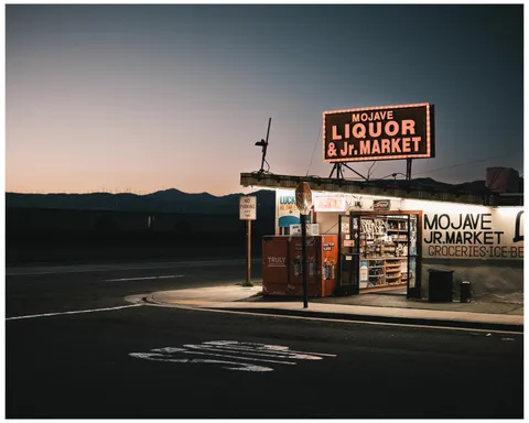ITAP of a liquor store in the desert